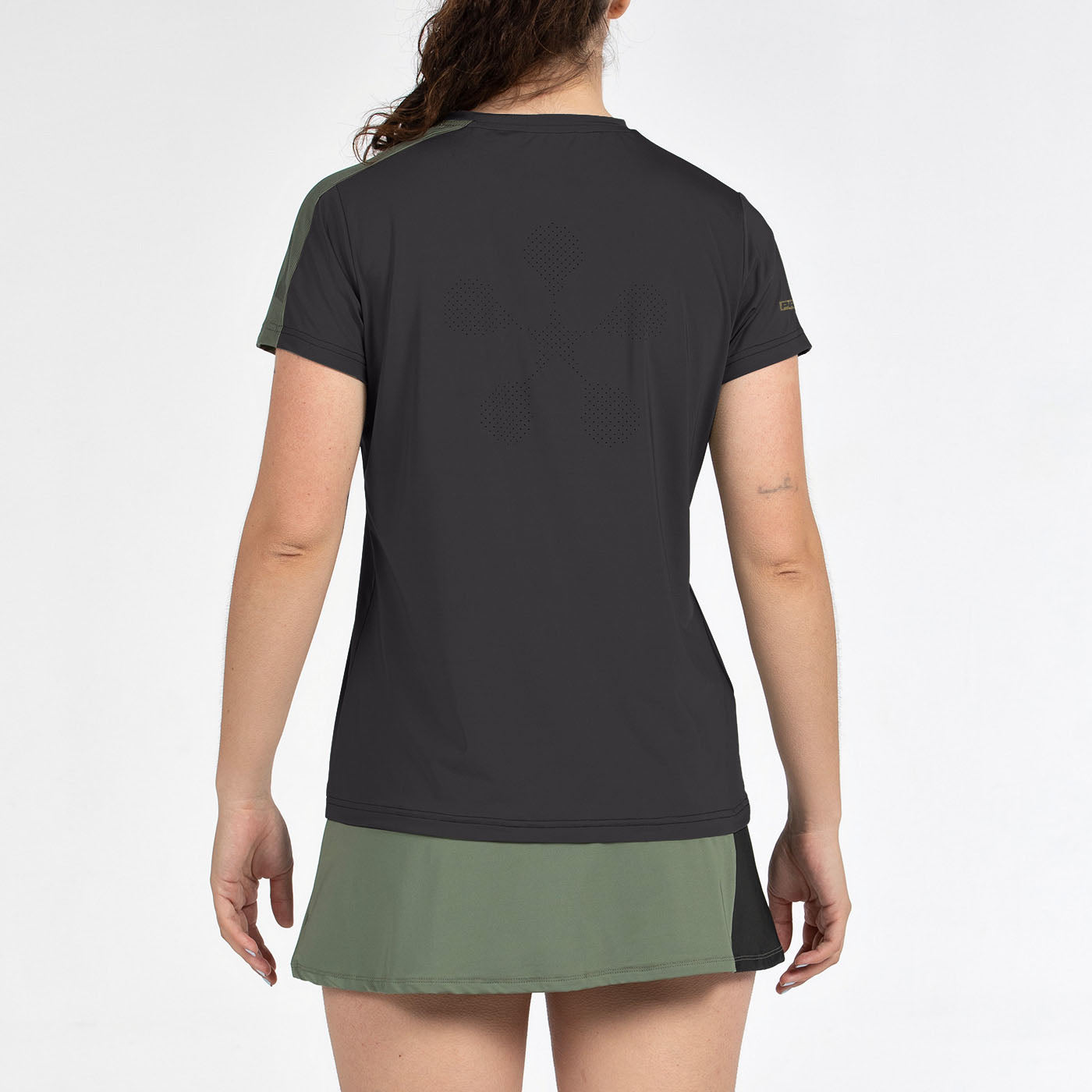 Juodi Mot. Marškinėliai Pampan